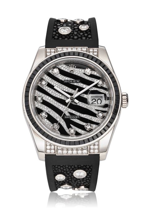 black zebra rolex|rolex datejust diamond strap.